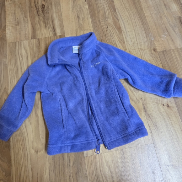 Purple Fleece Zip-Up Jacket - Picture 1 of 4